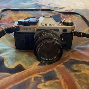 Canon AE1 film camera